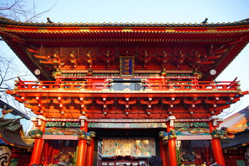 Fototapeta na wymiar 日本の有名な神社　東京都の神田大明神の初詣