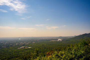 View of Faisal Mosque in Islamabad