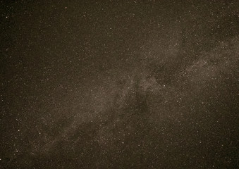 Starry night sky. The Milky Way, our the galaxy