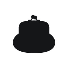 Purse silhouette vector