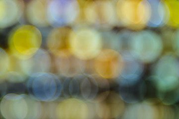 colorful bokeh background.