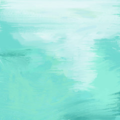 Blue teal and whitie abstract painting background,brushstrokes grunge texture,copy space