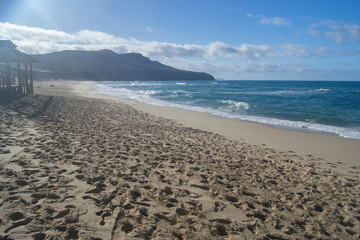 La spiaggia di Punta S'Arena