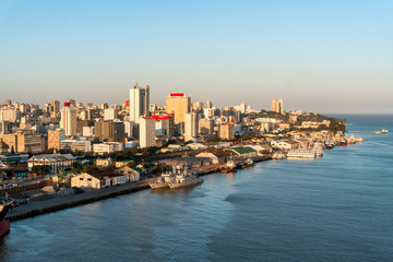 Maputo downtown cityscape, capital city of Mozambique,