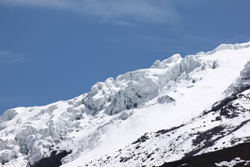Fototapeta na wymiar Snow mountain