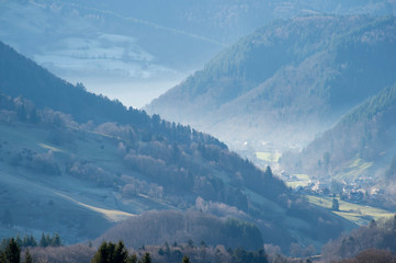 Tal im Schwarzwald, in der Nähe von Freiburg