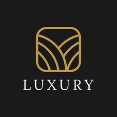 Luxury Villa or Home Vintage Logo Design Inspiration With line Style