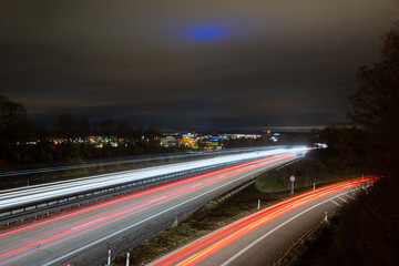 Fototapeta na wymiar Autobahn Trails