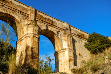 Aquaduct Arroyo de Don Ventura, Malaga province, Spain