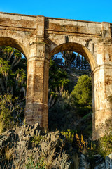 Fototapeta na wymiar Aquaduct Arroyo de Don Ventura, Malaga province, Spain