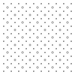 black and white fashion prints patterns made with '+' plus sign.seamless geometric monochrome cross pattern.Seamless crosses pattern
