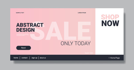 big sale banner special offer promo campaign advertising layout poster shopping discount concept horizontal template copy space vector illustration
