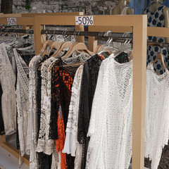 Ropa expuesta