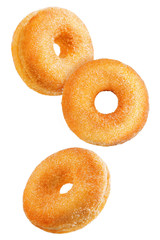 Donut on a white isolated background