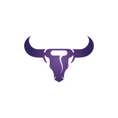 BULL Horn Logo Template vector icon illustration design