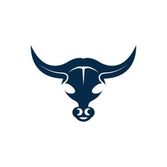 BULL Horn Logo Template vector icon illustration design