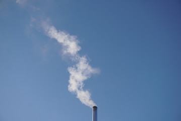 Smoke Rising From The Pipe