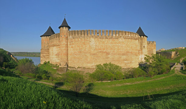 Khotyn fortress panorama