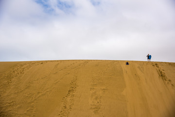 sand dunes in the desert