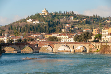Verona and its Adige river