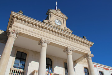 building (town hall) in arcachon (france) 