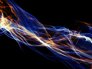 Fototapeta premium Abstract Fractal Smoke Background