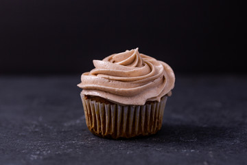 Cupcakes on a colorful background