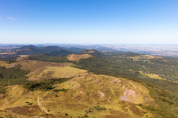 The Auvergne Volcanoes Regional Park, view, France