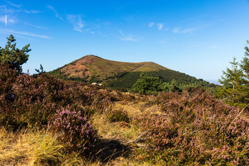 The Auvergne Volcanoes Regional Park, view, France
