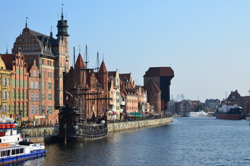 Fototapeta na wymiar unterwegs in Danzig (Gdańsk)