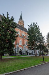 Exterior of Church of the Sacred Heart of Jesus (Herz Jesu Kirche) in Graz, Styria region, Austria