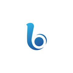 Letter B Logo Template Vector. B monogram logo vector. B symbol vector.