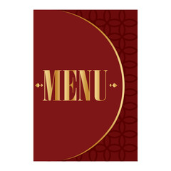 Restaurant menu illustration