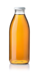 Glass  bottle of apple juice