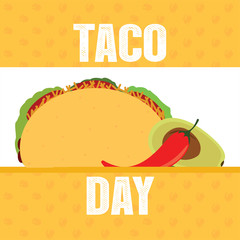 Taco day poster