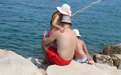 Vacanze al mare in famiglia in estate