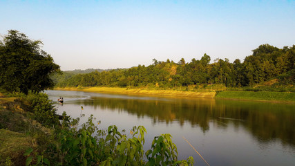 View Of The Water River. Bangladesh