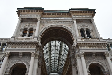 Roof view of Galleria Vittorio Emanuele II
