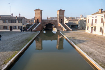 Fototapeta na wymiar Comacchio, Ferrara