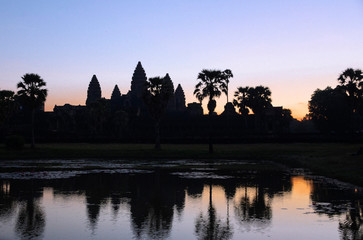 Fototapeta na wymiar Temple d'Angkor Vat