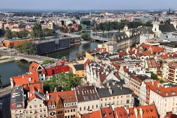 Fototapeta na wymiar Wroclaw cityscape