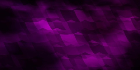 Obraz premium Dark Purple vector layout with hexagonal shapes.