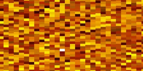 Light Orange vector pattern in square style. Modern design with rectangles in abstract style. Template for cellphones.