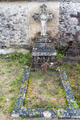 Friedhof bei Amboise im Val-de-Loire Frankreich Winter