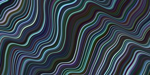 Dark BLUE vector backdrop with bent lines.