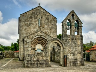Fototapeta na wymiar Romanesque monastery of Sao Pedro de Ferreira