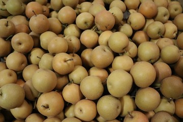 Pyrus pyrifolia at the market