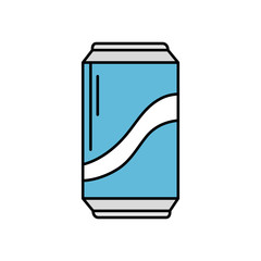 canned of beverage isolated icon