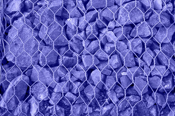 The texture of the stones. Background. Stock photography in trendy colors classic blue.