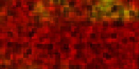 Fototapeta premium Light Orange vector template with rectangles.